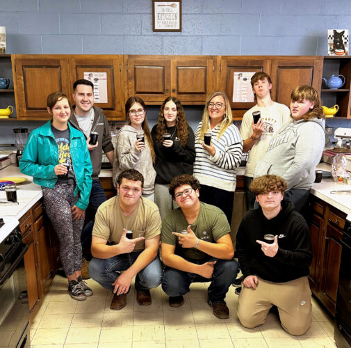Students learn canning